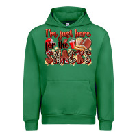 Emerald i'm just here for the snacks american football Urban Hoodie - Zillion Design Studio