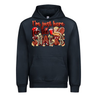 Navy i'm just here for the snacks american football Urban Hoodie - Zillion Design Studio