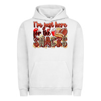 Pigment Lunar Rock i'm just here for the snacks american football Urban Hoodie - Zillion Design Studio