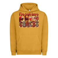 Pigment Peanut Butter i'm just here for the snacks american football Urban Hoodie - Zillion Design Studio