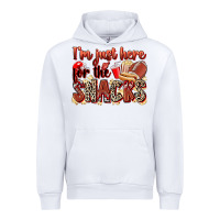 White i'm just here for the snacks american football Urban Hoodie - Zillion Design Studio