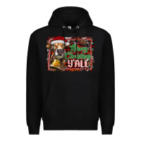Merry Christmas Y'all Premium Hoodie | Teevron