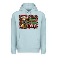 Blue Mist merry christmas y'all Premium Hoodie - RanaPortraitStore