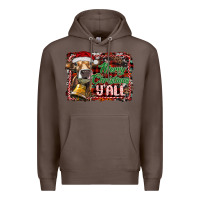 Coffee merry christmas y'all Premium Hoodie - RanaPortraitStore