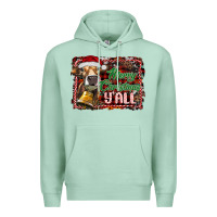 Seafoam merry christmas y'all Premium Hoodie - RanaPortraitStore