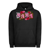 Pigment Black mama with license letters mothers day Urban Hoodie - texasbilliewilder
