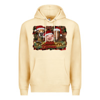Pina Colada merry christmas farm animals Premium Hoodie - RanaPortraitStore