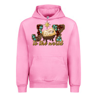 Fuchsia Pink joy to the world Urban Hoodie - RanaPortraitStore