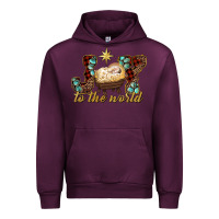 Mauve Wine joy to the world Urban Hoodie - RanaPortraitStore