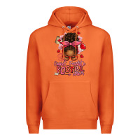 Carrot cupid's favorite postal worker afro messy bun Premium Hoodie - texasbilliewilder