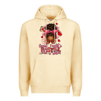 Pina Colada cupid's favorite postal worker afro messy bun Premium Hoodie - texasbilliewilder