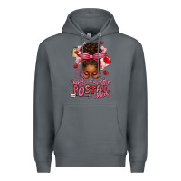 Rock cupid's favorite postal worker afro messy bun Premium Hoodie - texasbilliewilder