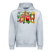 Heather Grey italy coffee cups Urban Hoodie - Zillion Design Studio
