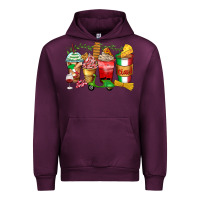 Italy Coffee Cups Urban Hoodie | Teevron