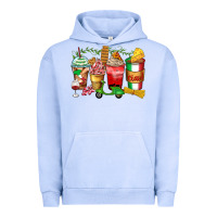 Pigment Grape Ice italy coffee cups Urban Hoodie - Zillion Design Studio