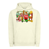 Pigment Pistachio italy coffee cups Urban Hoodie - Zillion Design Studio
