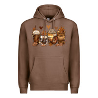 Chestnut melanin afro coffee cups Premium Hoodie - Zillion Design Studio