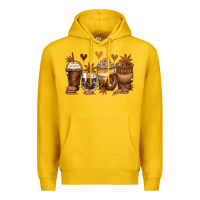 Lemon melanin afro coffee cups Premium Hoodie - Zillion Design Studio