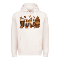 Pale Pink melanin afro coffee cups Premium Hoodie - Zillion Design Studio