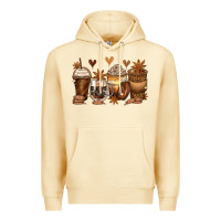 Pina Colada melanin afro coffee cups Premium Hoodie - Zillion Design Studio