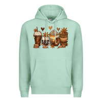 Seafoam melanin afro coffee cups Premium Hoodie - Zillion Design Studio
