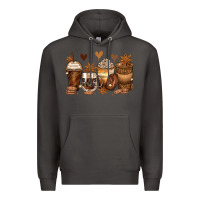 Smoke melanin afro coffee cups Premium Hoodie - Zillion Design Studio