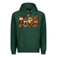 Sports Green melanin afro coffee cups Premium Hoodie - Zillion Design Studio