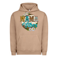 Pigment Burro mama vibes with daisies Urban Hoodie - texasbilliewilder