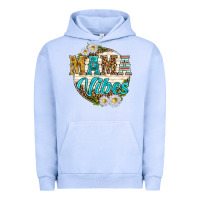 Pigment Grape Ice mama vibes with daisies Urban Hoodie - texasbilliewilder