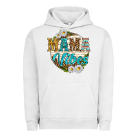 Pigment Lunar Rock mama vibes with daisies Urban Hoodie - texasbilliewilder