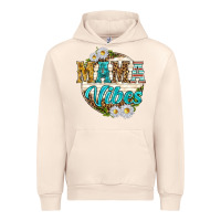 Sandshell mama vibes with daisies Urban Hoodie - texasbilliewilder