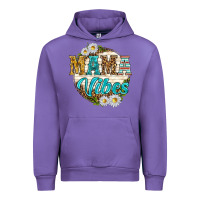 Tulip mama vibes with daisies Urban Hoodie - texasbilliewilder
