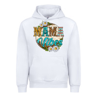 White mama vibes with daisies Urban Hoodie - texasbilliewilder
