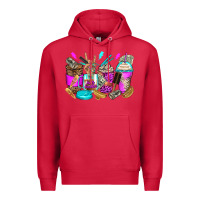 Cardinal hair hustler coffee cups Premium Hoodie - Zillion Design Studio