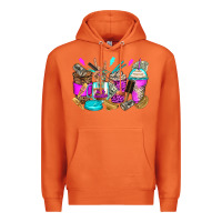 Carrot hair hustler coffee cups Premium Hoodie - Zillion Design Studio