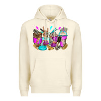 Sandshell hair hustler coffee cups Premium Hoodie - Zillion Design Studio