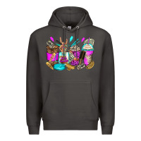 Smoke hair hustler coffee cups Premium Hoodie - Zillion Design Studio