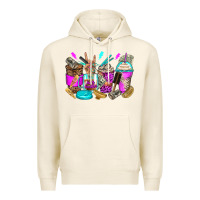 Tofu hair hustler coffee cups Premium Hoodie - Zillion Design Studio