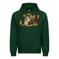Forest Green joy holy family Urban Hoodie - RanaPortraitStore