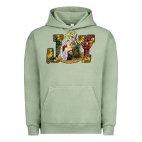 Pigment Oil Green joy holy family Urban Hoodie - RanaPortraitStore