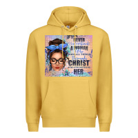 Antique Gold never underestimate a woman who does all things th Premium Hoodie - texasbilliewilder