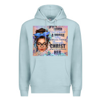 Blue Mist never underestimate a woman who does all things th Premium Hoodie - texasbilliewilder