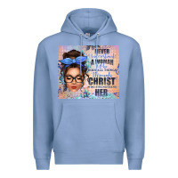 Colony Blue never underestimate a woman who does all things th Premium Hoodie - texasbilliewilder