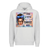 Dove Grey never underestimate a woman who does all things th Premium Hoodie - texasbilliewilder