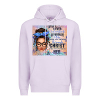 Lilac never underestimate a woman who does all things th Premium Hoodie - texasbilliewilder