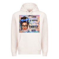 Pale Pink never underestimate a woman who does all things th Premium Hoodie - texasbilliewilder