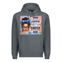 Rock never underestimate a woman who does all things th Premium Hoodie - texasbilliewilder