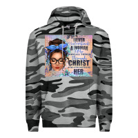 Slate Camo never underestimate a woman who does all things th Premium Hoodie - texasbilliewilder