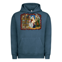 Pigment Midnight Navy jesus is the reason for the season Urban Hoodie - RanaPortraitStore