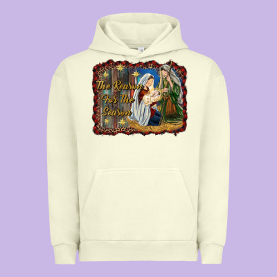 Jesus Is The Reason For The Season Urban Hoodie Designed By Ranaportraitstore